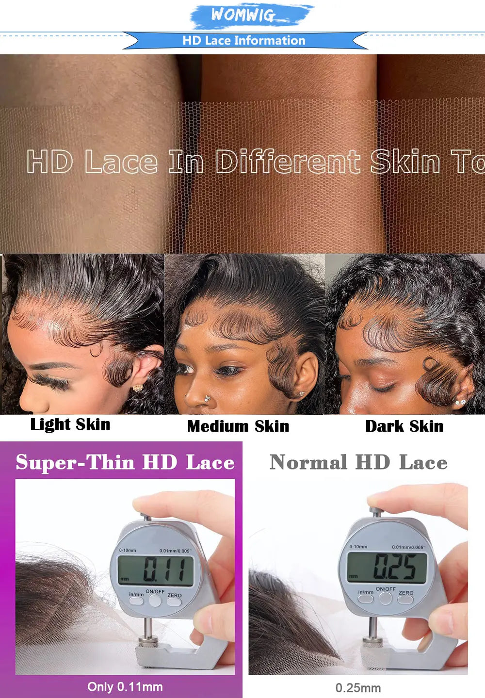 Hidden Invisible Strap Full HD Lace Glueless Wig Straight Chocolate Brown Front