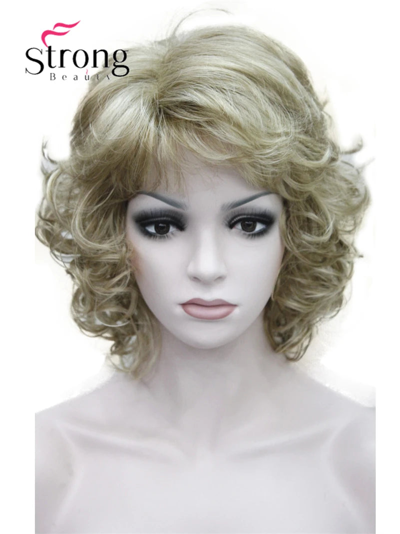 Women's Short Curly Heat Resistant Synthetic Auburn Hair Wigs COLOUR CHOICES