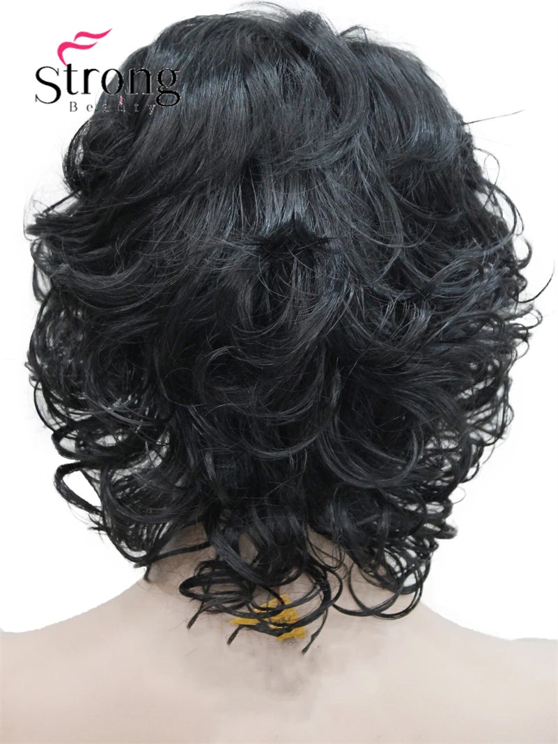 Women's Short Curly Heat Resistant Synthetic Auburn Hair Wigs COLOUR CHOICES