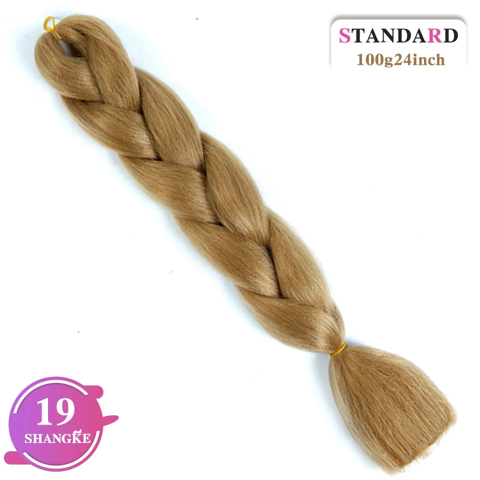 Rainbow Weaving Hair Extensions Synthetic Professional Large Color