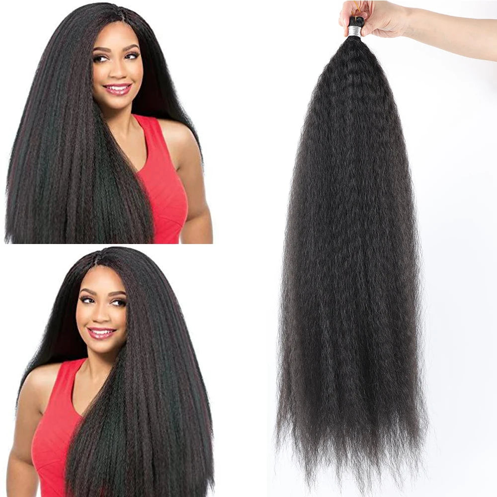 Synthetic Crochet Braiding Hair Extensions Afro Kinky Curly Fake Braids Strand Hook