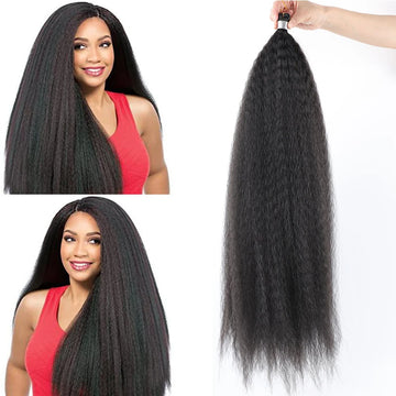 Synthetic Crochet Braiding Hair Extensions Afro Kinky Curly Fake Braids Strand Hook