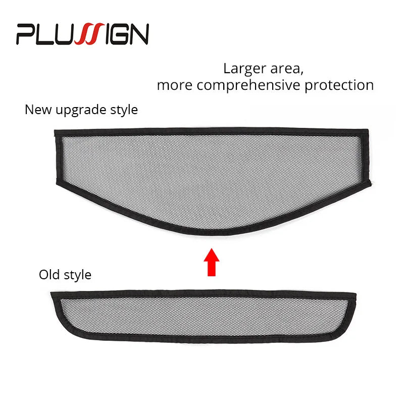Hairnet Clip in Hair Black 140D Hexagonal Net Make Ponytail Extension Material