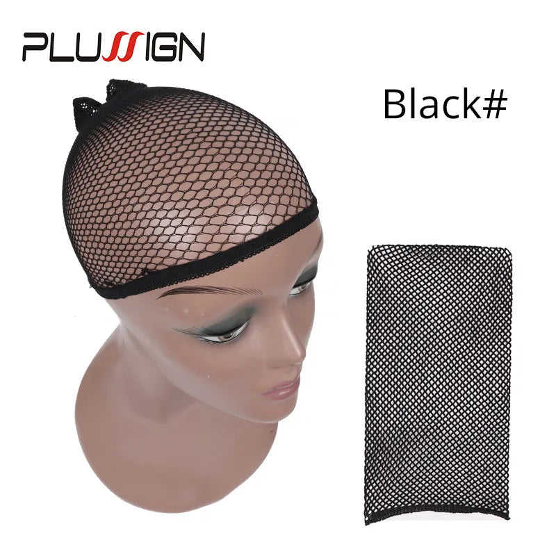 Black Brown Skin Color Liner Wig Cap Breathable Comfortable Hair Net Open