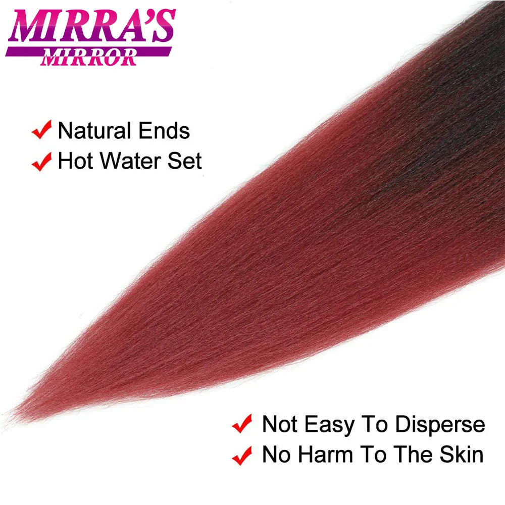 Braid Hair Pre Stretched Ombre Synthetic Braids Extensions Senegal Twist Yaki Straight