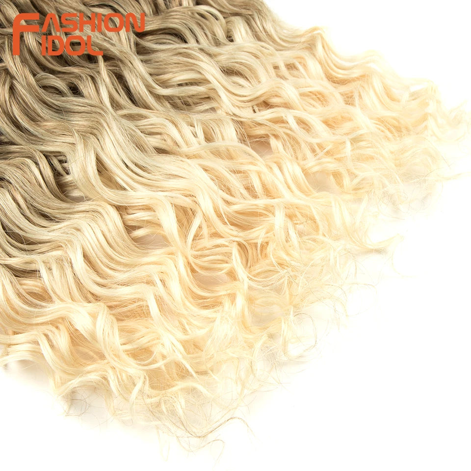 Deep Wavy Twist Synthetic Crochet Braiding Hair, High Temperature Fibre