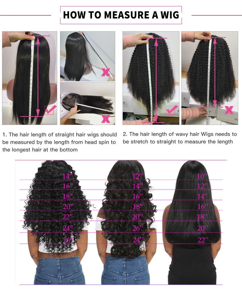 Bouncy Curly Human Hair HD Lace Frontal Wig, 13x4 and 5x5, Double Drawn