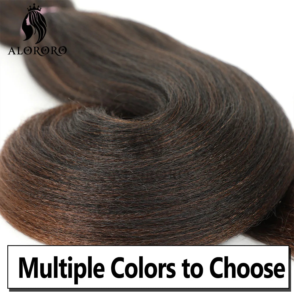 16/20/22/26/30/42 Braiding Hair Pre Stretched Long Boho Knotless Braids Synthetic Box Extension