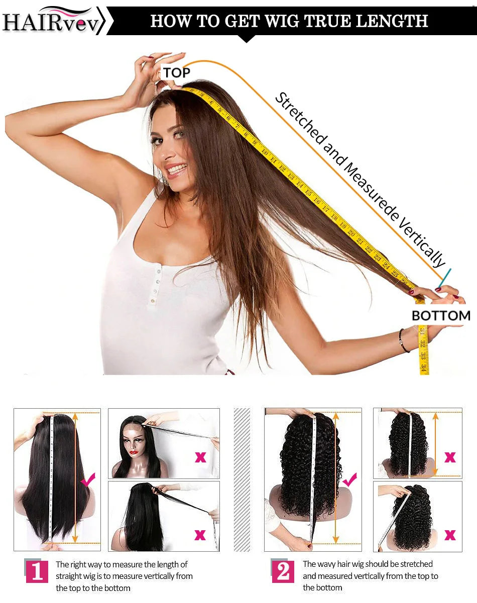 13x4 Kinky Curly Lace Front Human Hair Wigs Brazilian HD Deep Wave