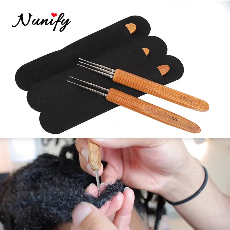 0.5Mm 0.75Mm Dreadlock Needle Crochet Hook Dread Hair Brand Braids
