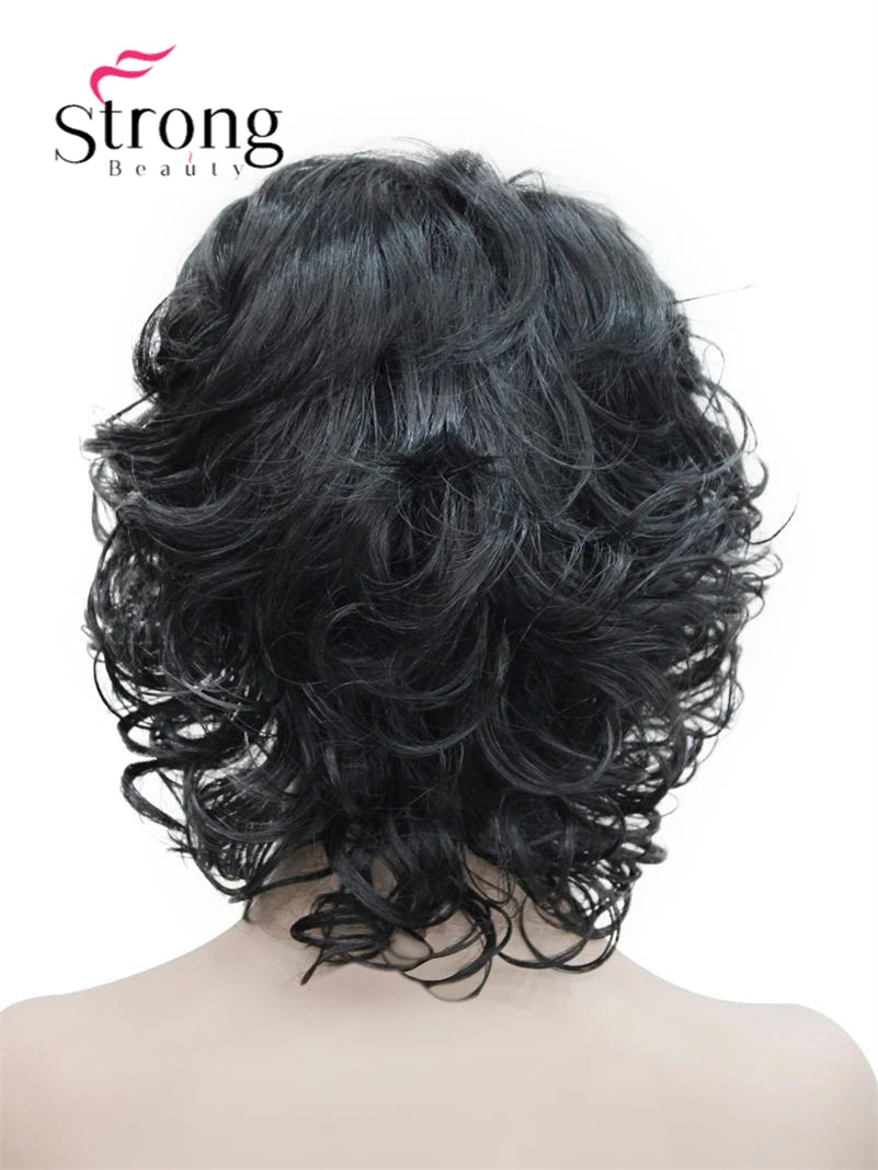 Women's Short Curly Heat Resistant Synthetic Auburn Hair Wigs COLOUR CHOICES