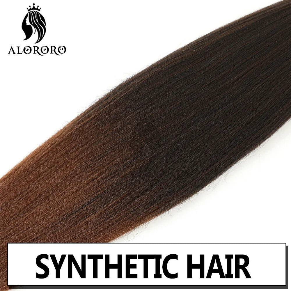 16/20/22/26/30/42 Braiding Hair Pre Stretched Long Boho Knotless Braids Synthetic Box Extension