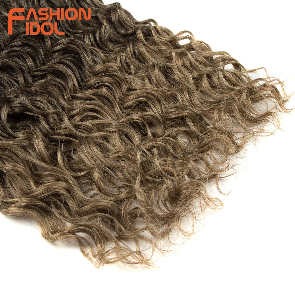 Deep Wavy Twist Synthetic Crochet Braiding Hair, High Temperature Fibre