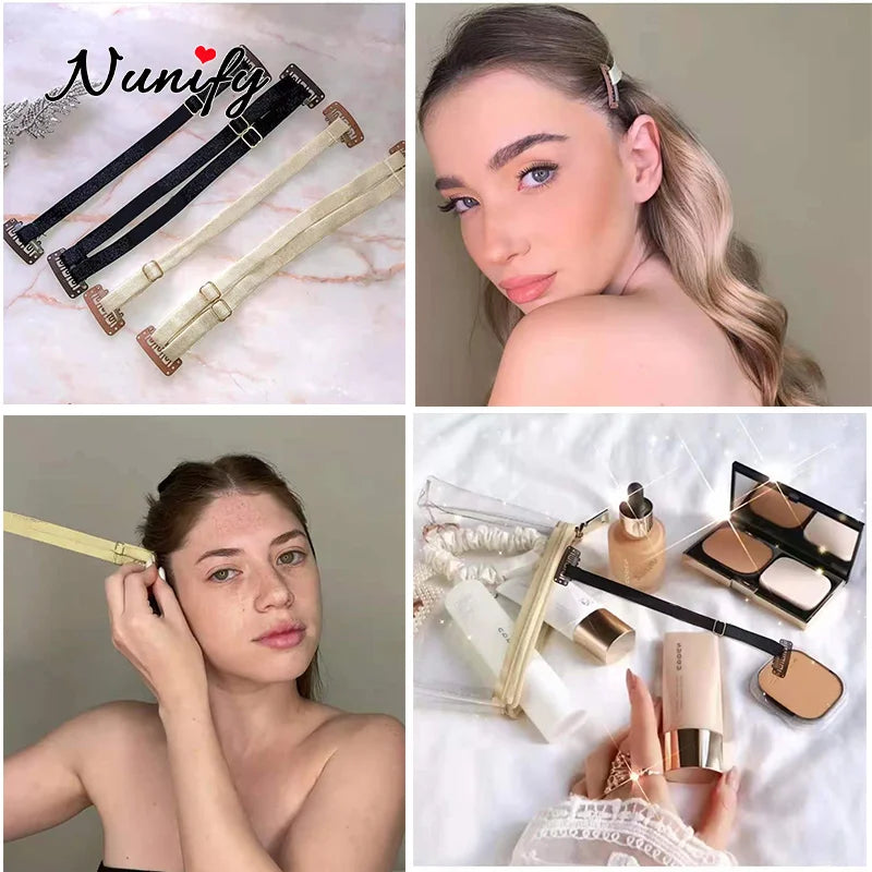 Adjustable Double Stretch Band Eyes Eyebrows Lift Hair Magic Elastic Hold Bb