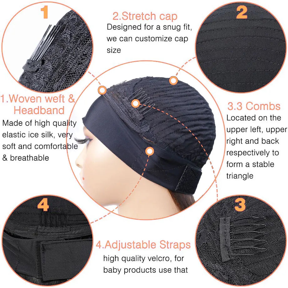 Afro Kinky Curly Human Hair Headband Wigs, 180% Density Brazilian Remy Full