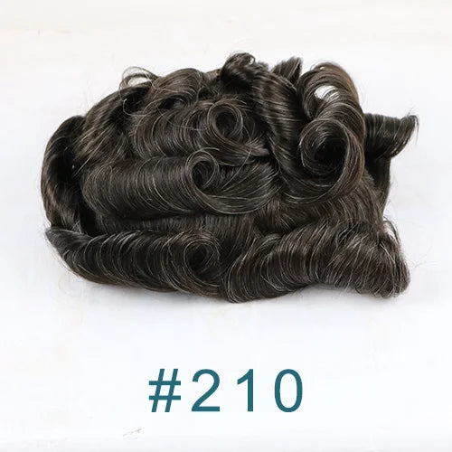 Ombre Blonde 100% Human Hair Grey Replacement System Undetectable Natural Hairline Ultra