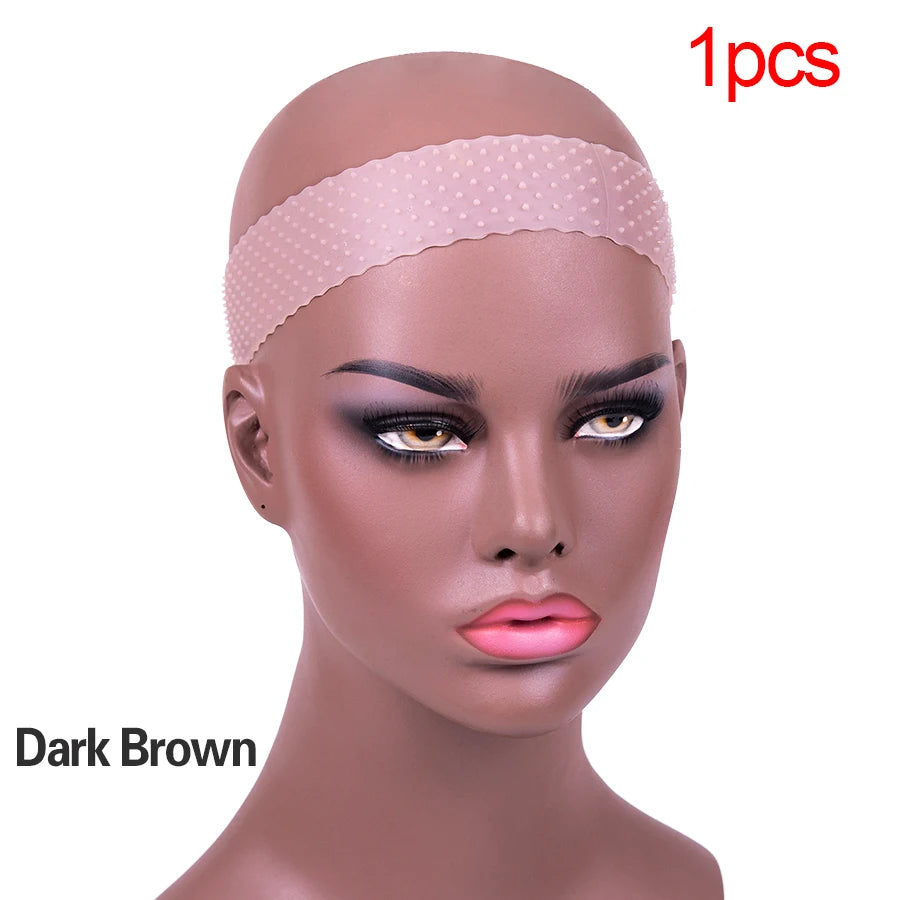 Quality Silicone Band For Wigs High-Elasticity Silicone Wig Headband Invisibility Wigs Grip Headband Non Slip Wig Grip Band