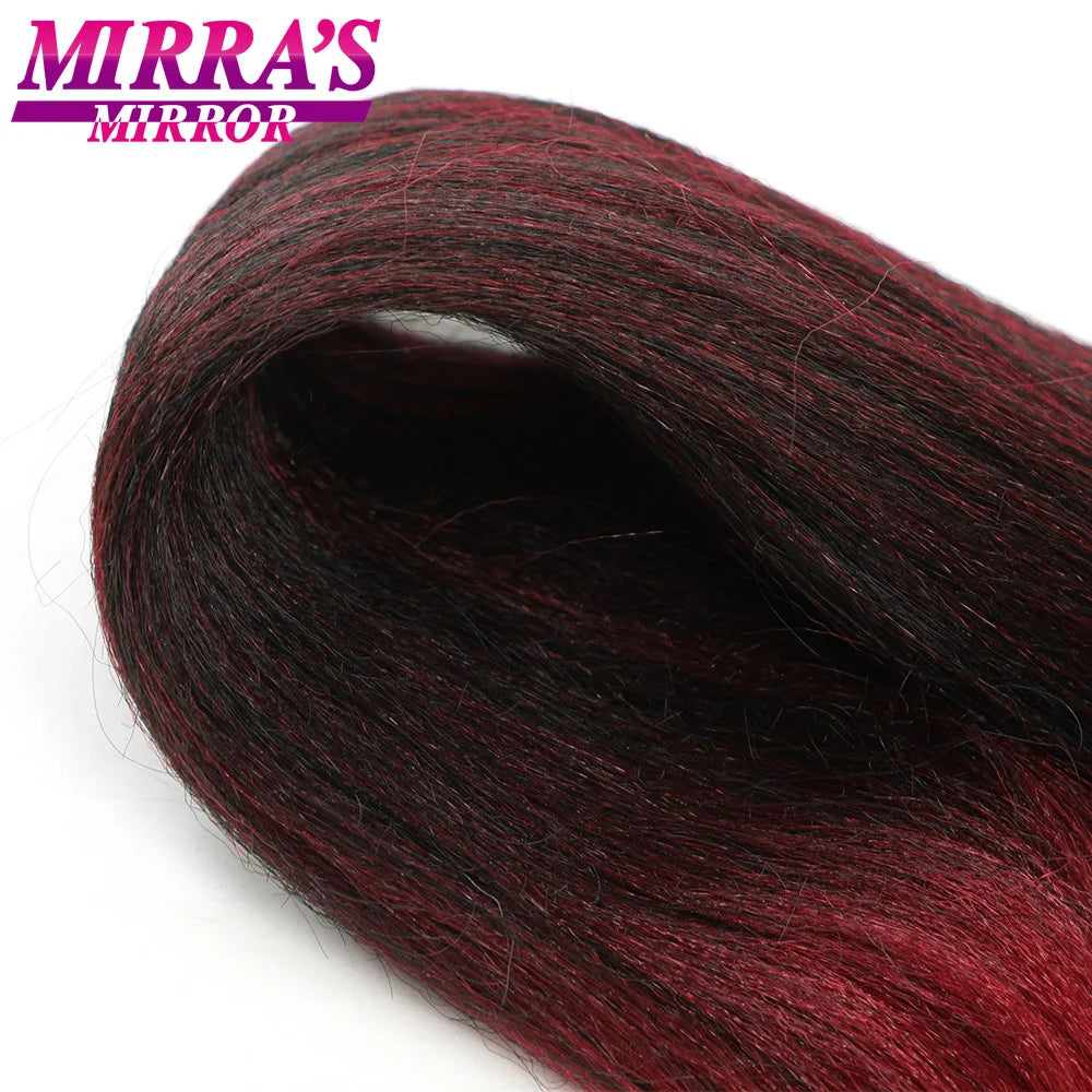 Braid Hair Pre Stretched Ombre Synthetic Braids Extensions Senegal Twist Yaki Straight
