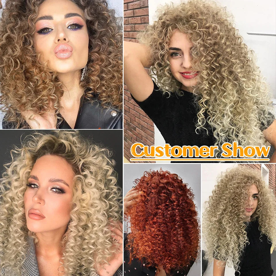 Ocean Wave Braiding Synthetic Hair Extensions Crochet Braids Afro Curls Ombre Mazo
