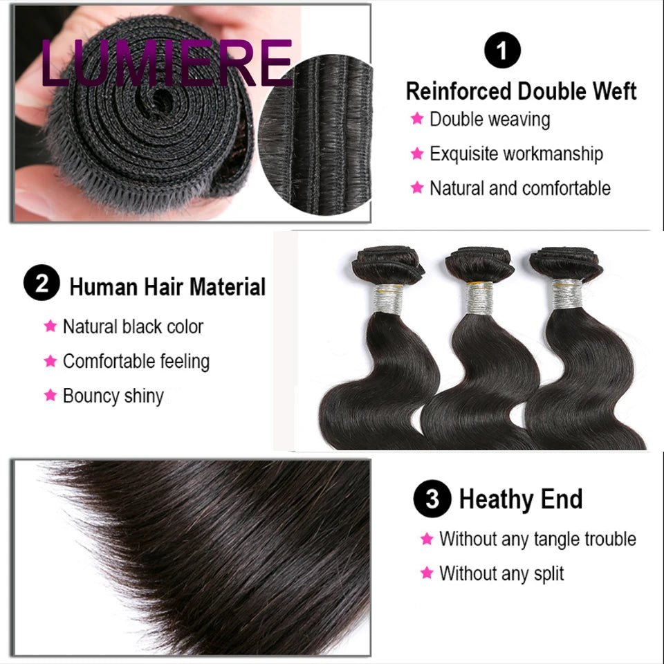 Loose Body Wave Virgin Raw Indian Wholesale Human Hair 3/4 Bundles Deal