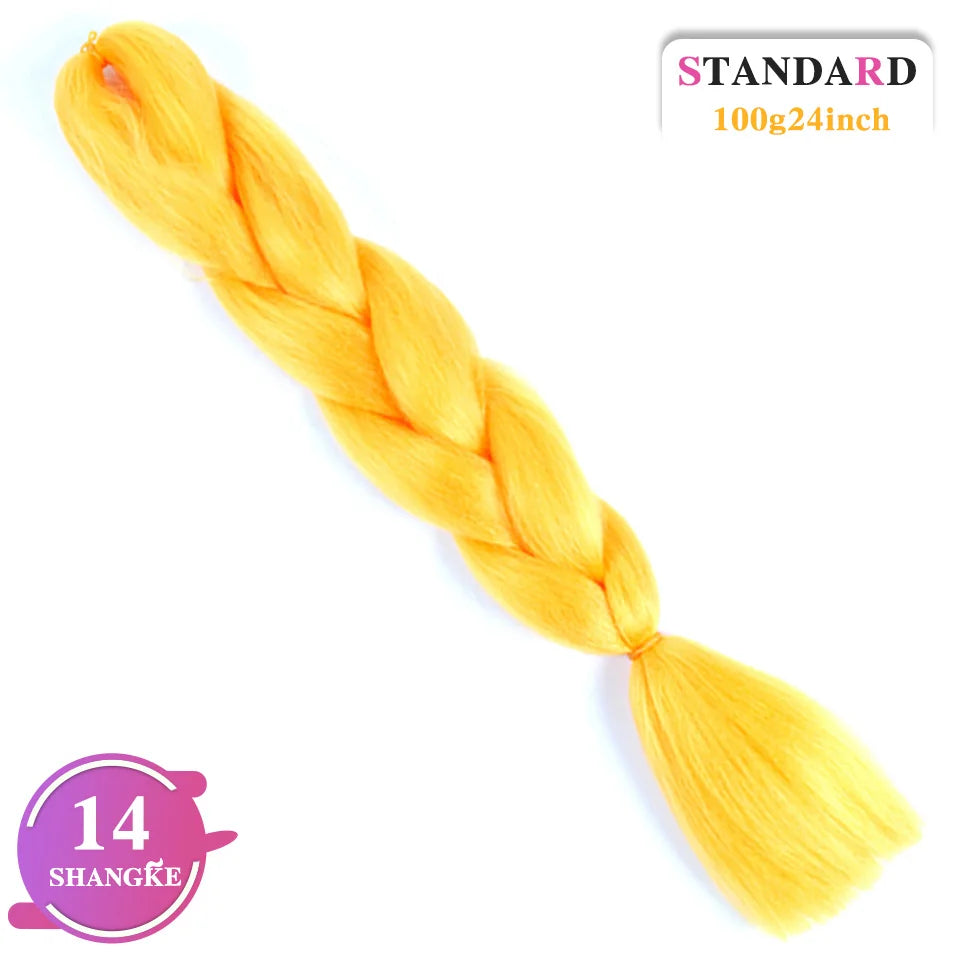 Rainbow Weaving Hair Extensions Synthetic Professional Large Color