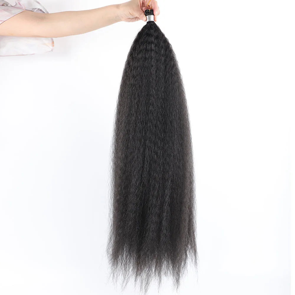 Synthetic Crochet Braiding Hair Extensions Afro Kinky Curly Fake Braids Strand Hook