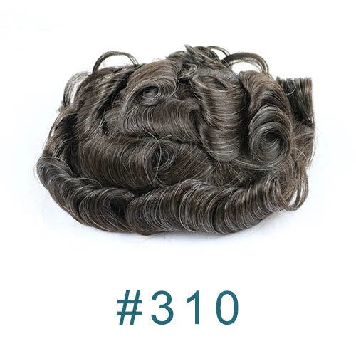 Ombre Blonde 100% Human Hair Grey Replacement System Undetectable Natural Hairline Ultra