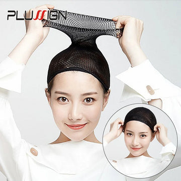 Black Brown Skin Color Liner Wig Cap Breathable Comfortable Hair Net Open