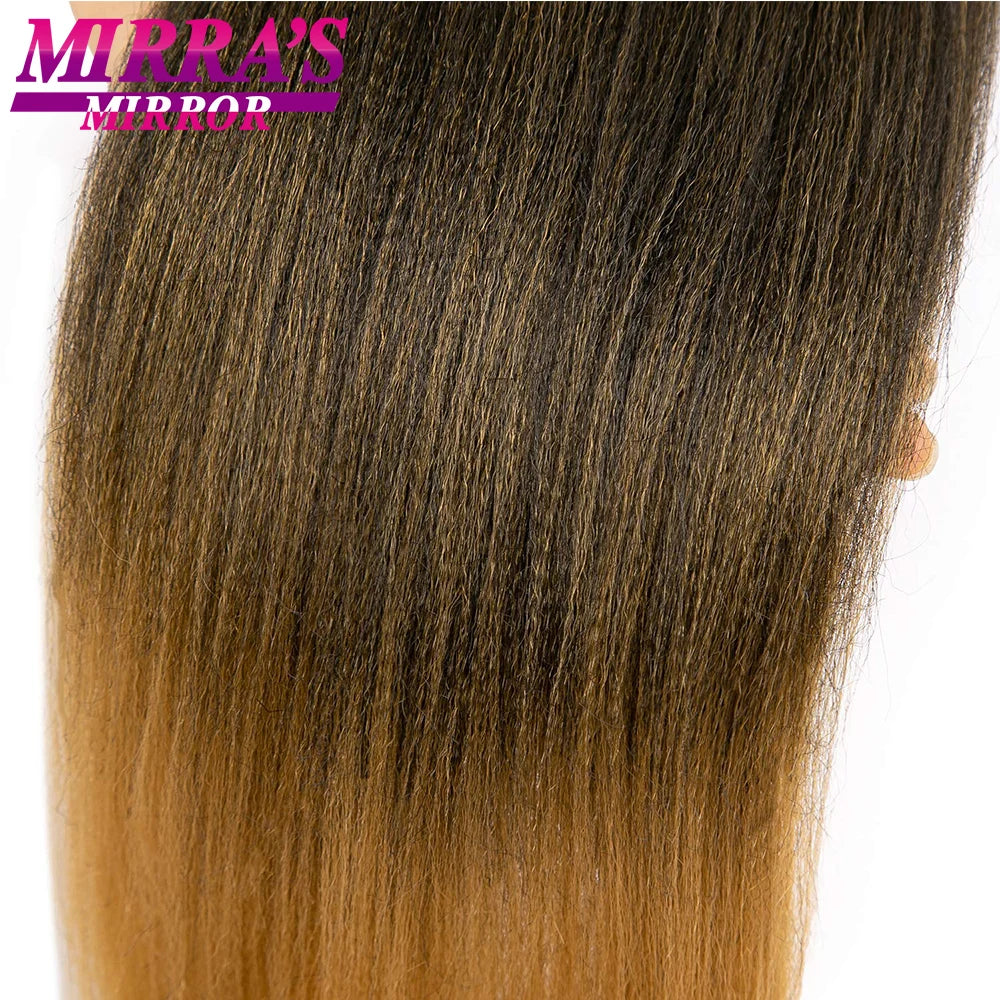 Braid Hair Pre Stretched Ombre Synthetic Braids Extensions Senegal Twist Yaki Straight