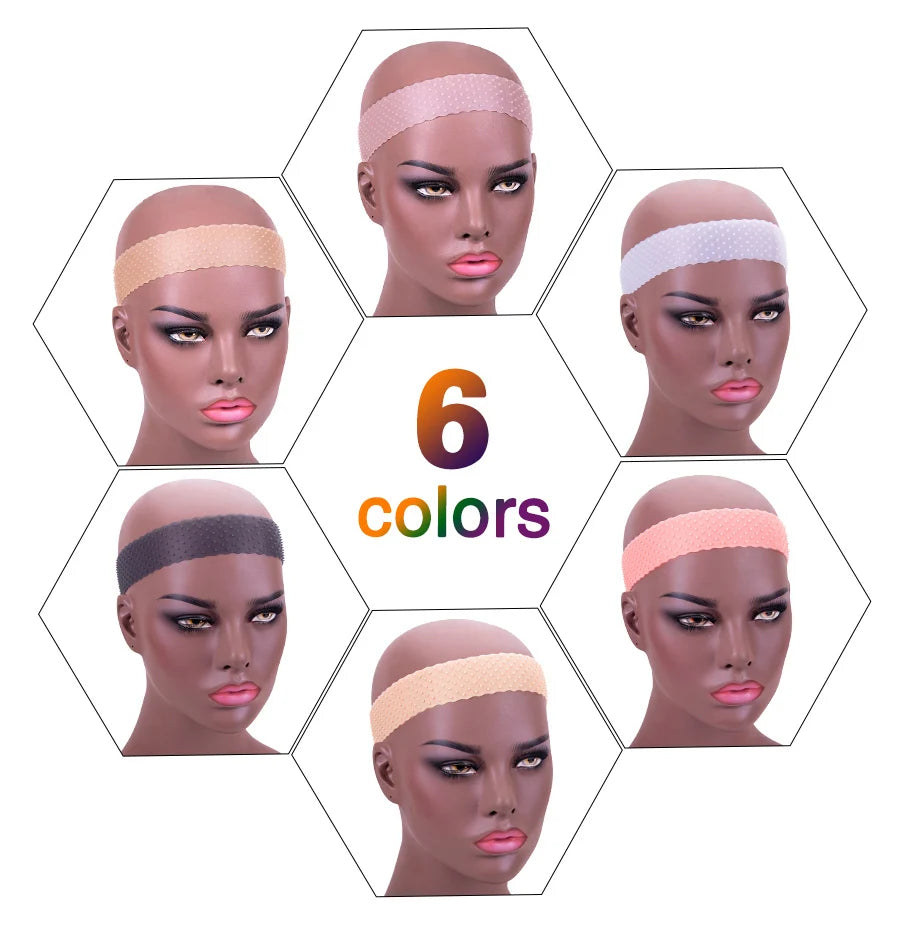 Quality Silicone Band For Wigs High-Elasticity Silicone Wig Headband Invisibility Wigs Grip Headband Non Slip Wig Grip Band