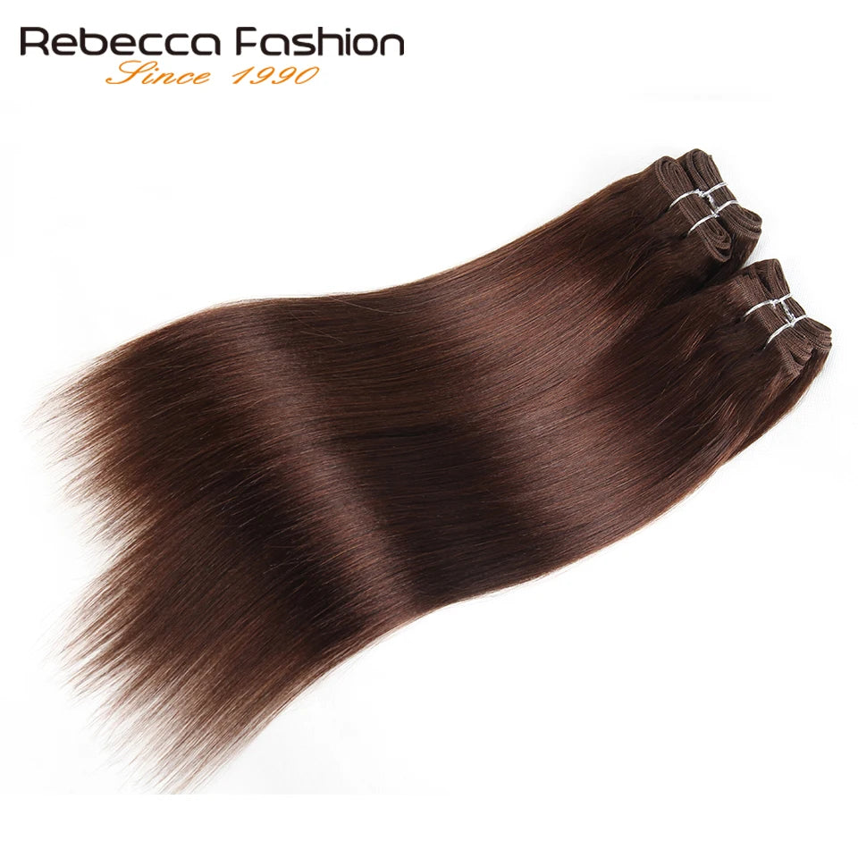 Bundles 190g/Pack Brazilian Straight Hair Weave Black Brown Red Human Colors