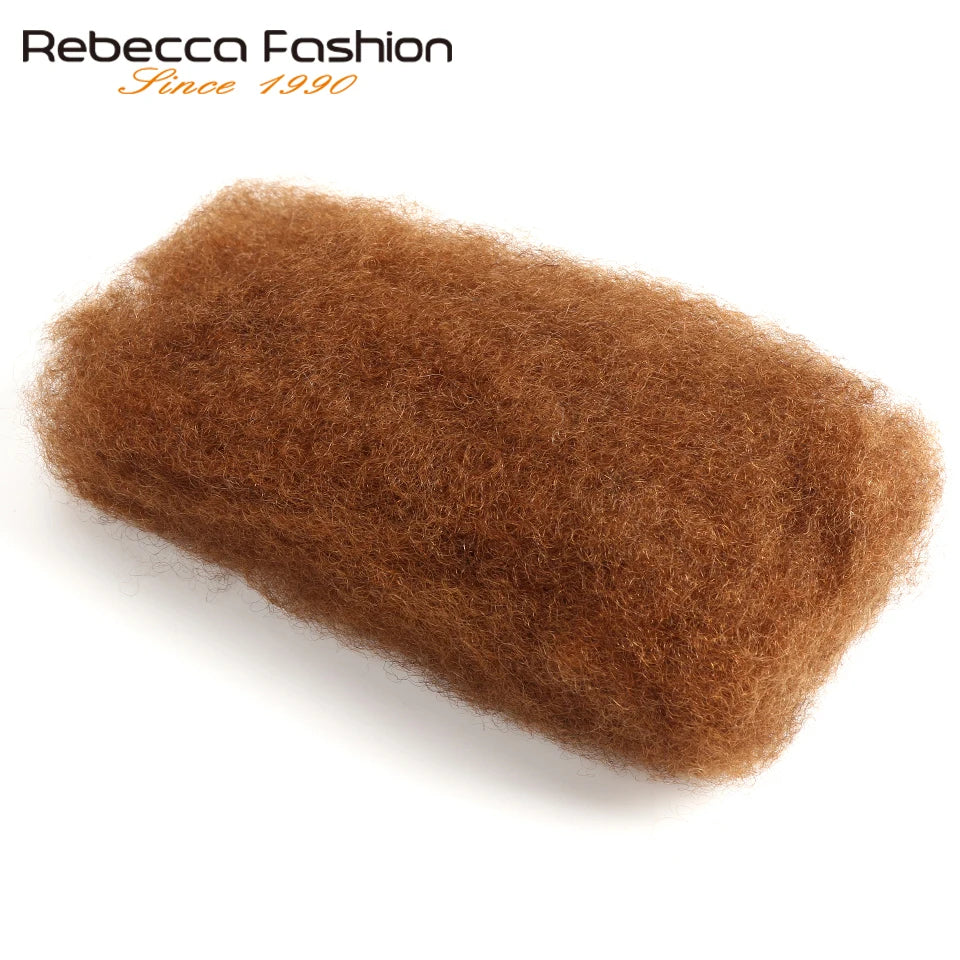 Remy Afro Kinky Curly Bulk Human Hair for Braiding, 50g/pc, Natural Colour, No Weft