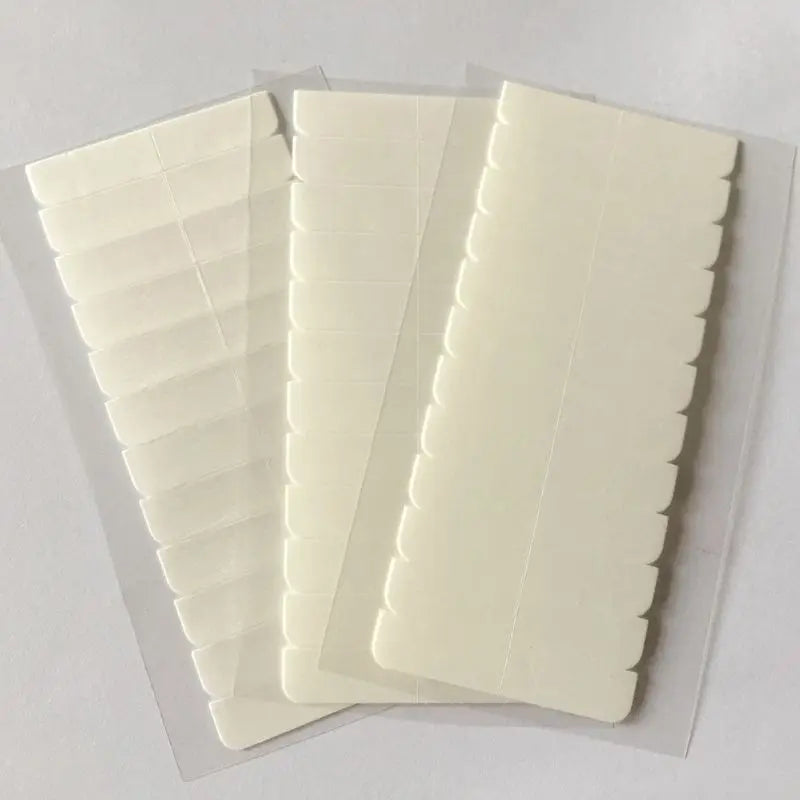 Tabs/lots Sheets 0.8cm*4cm No Shine White Adhesive Tape Waterproof Hair Extension