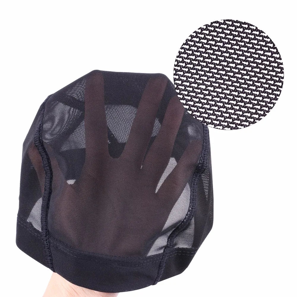 Mesh Dome Cap for Making Wigs, Stretchable Weaving Cap, Elastic Nylon Breathable Hairnet