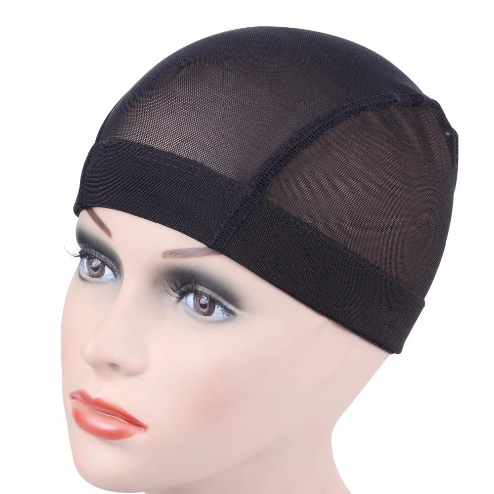 Mesh Dome Cap for Making Wigs, Stretchable Weaving Cap, Elastic Nylon Breathable Hairnet
