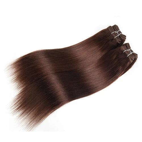 Bundles 190g/Pack Brazilian Straight Hair Weave Black Brown Red Human Colors