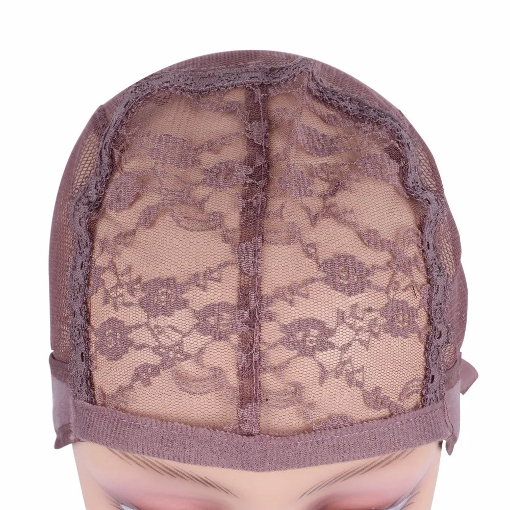 Wig Cap Making Adjustable Strap On The Back Weaving Size Glueless Hair