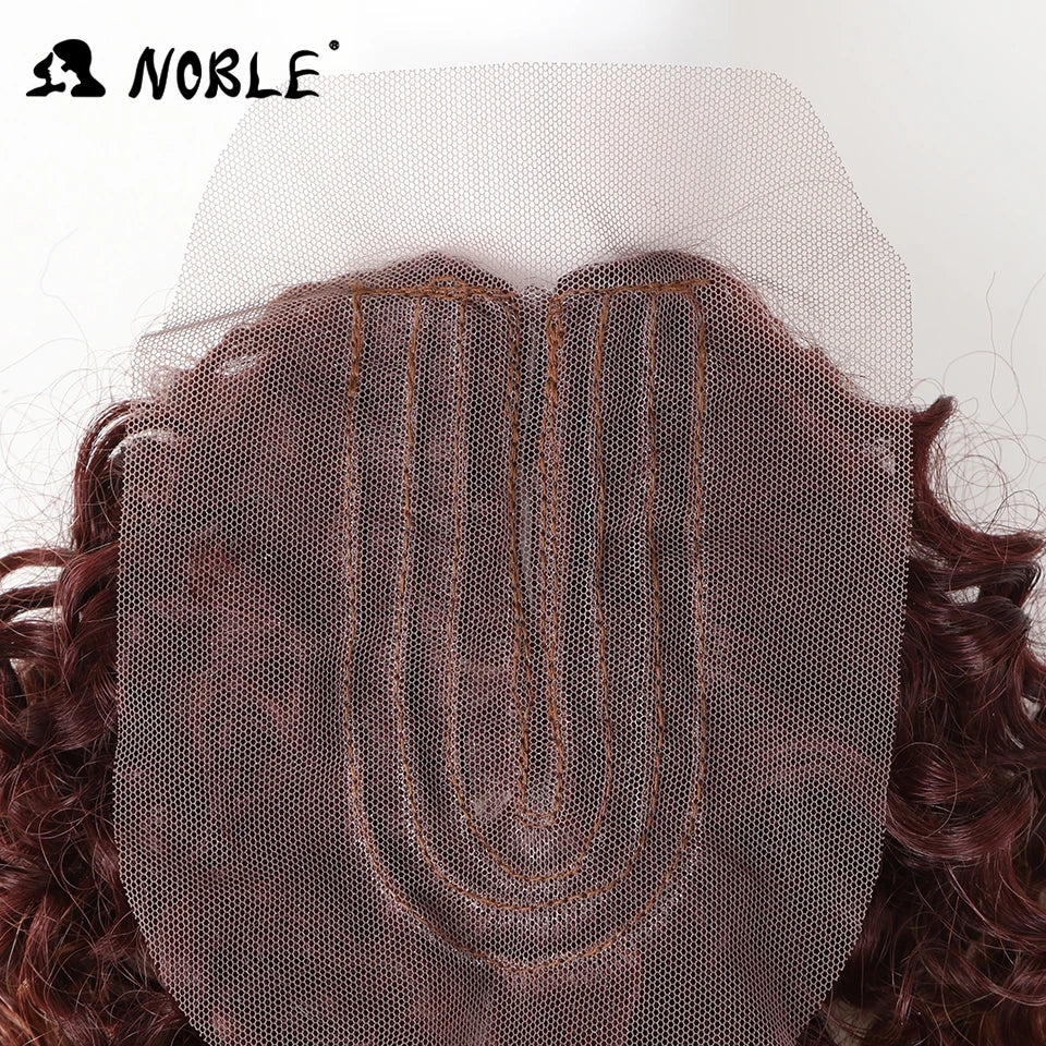 Afro Kinky Curly Hair Weave 16-20 inch 7Pieces/lot Synthetic Hair Bundles With Closure Middle Part Lace Closure
