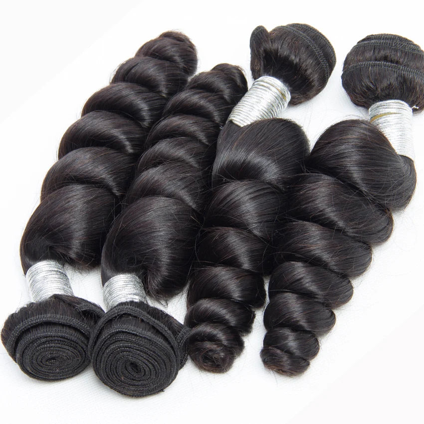 Loose Wave Human Hair Bundles Raw Brazilian Extension Deep Or Deal