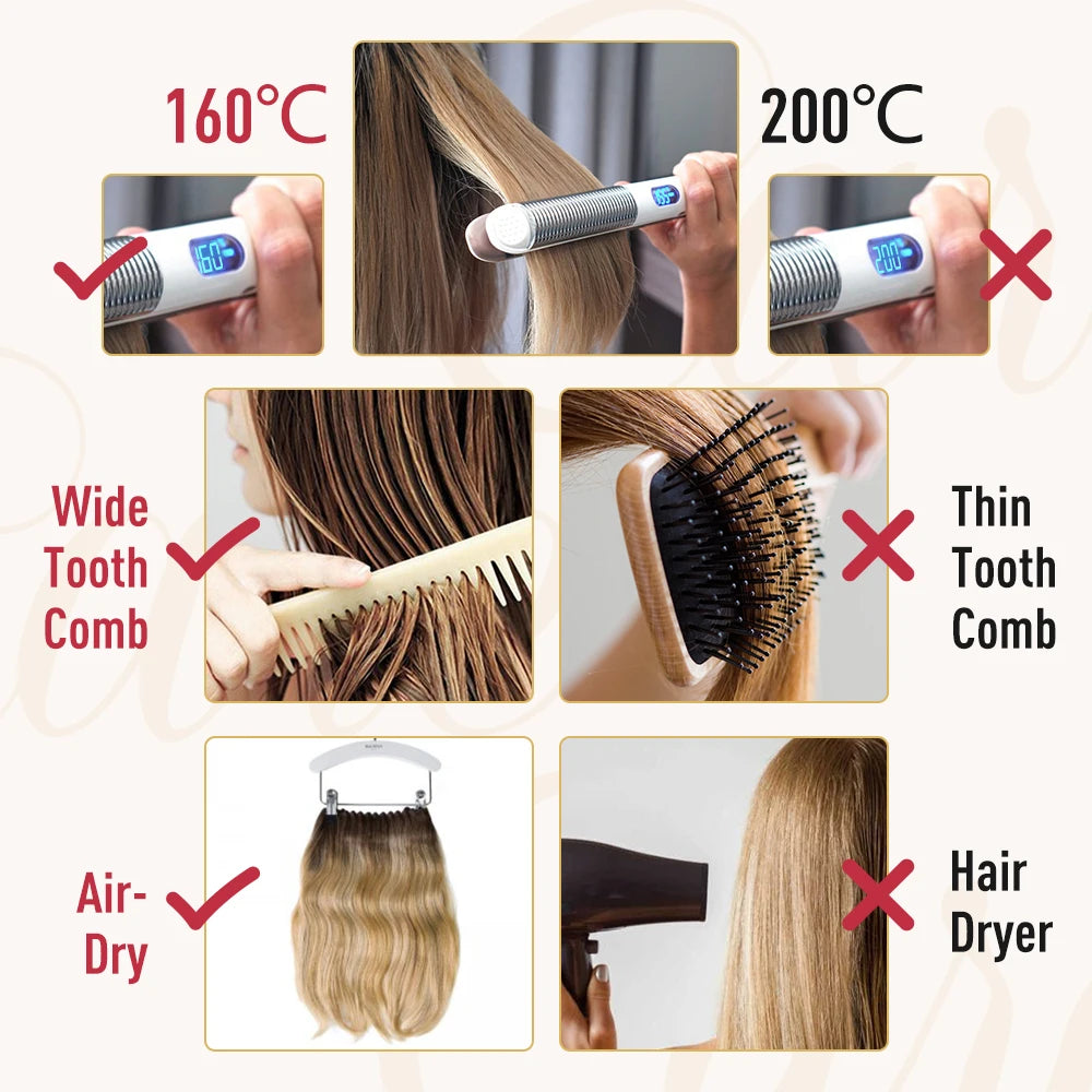 Nano Bead Hair Extensions Human Cold Fusion Tip Link 50G/50S Loop Pre