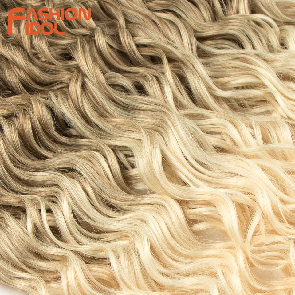 Deep Wavy Twist Synthetic Crochet Braiding Hair, High Temperature Fibre