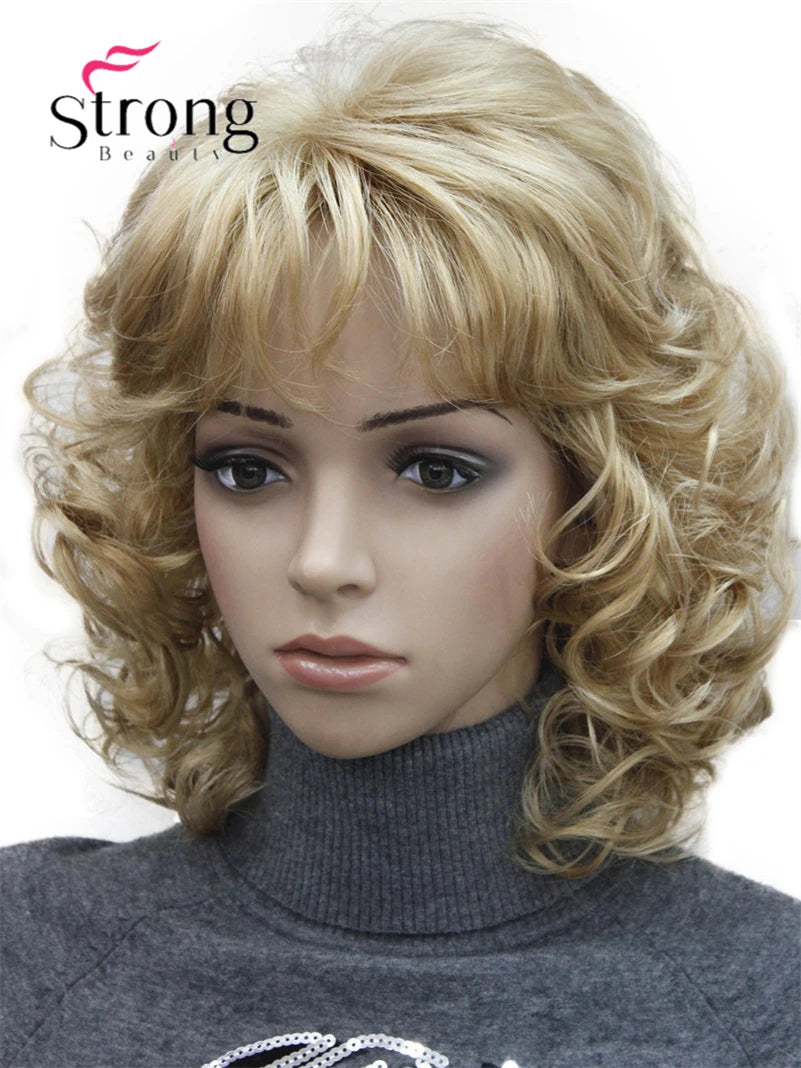 Women's Short Curly Heat Resistant Synthetic Auburn Hair Wigs COLOUR CHOICES