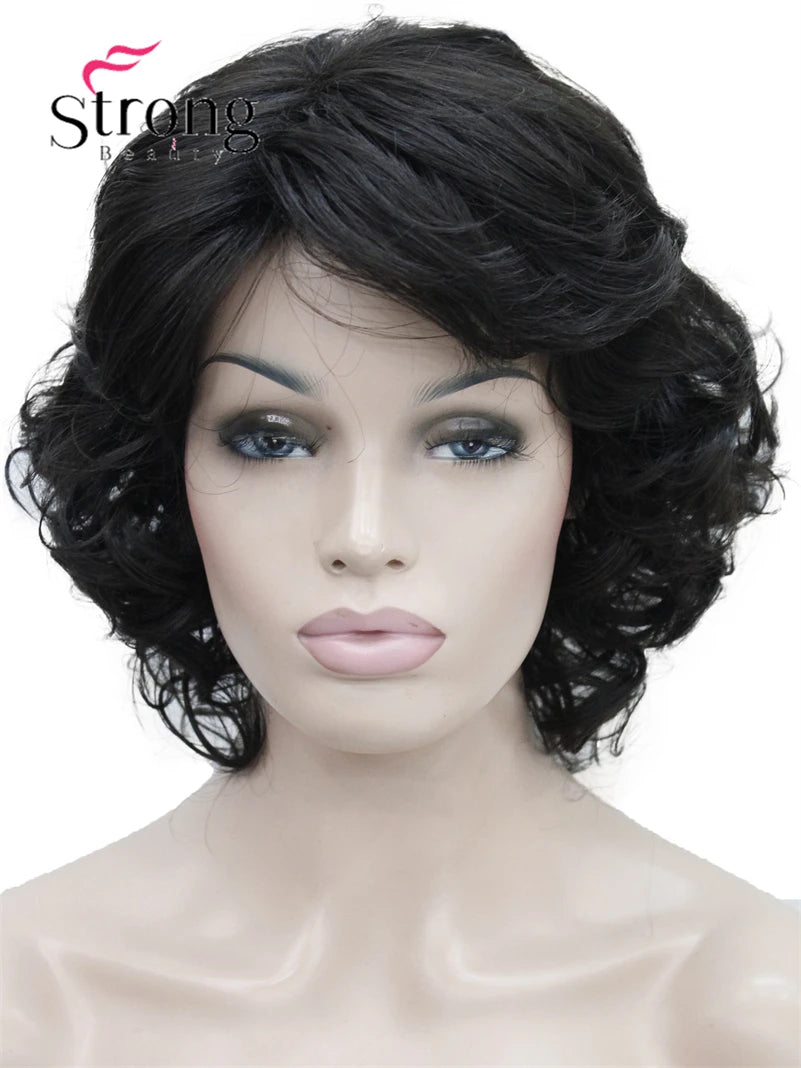 Women's Short Curly Heat Resistant Synthetic Auburn Hair Wigs COLOUR CHOICES