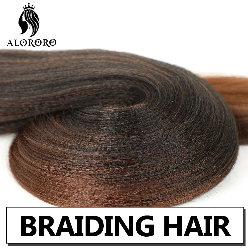 16/20/22/26/30/42 Braiding Hair Pre Stretched Long Boho Knotless Braids Synthetic Box Extension