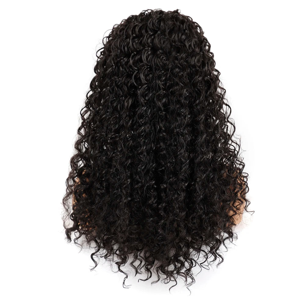 Synthetic Deep Curly Wigs Headband Wig Female Black/613/27/99J Blonde Wig Women Headband Wigs