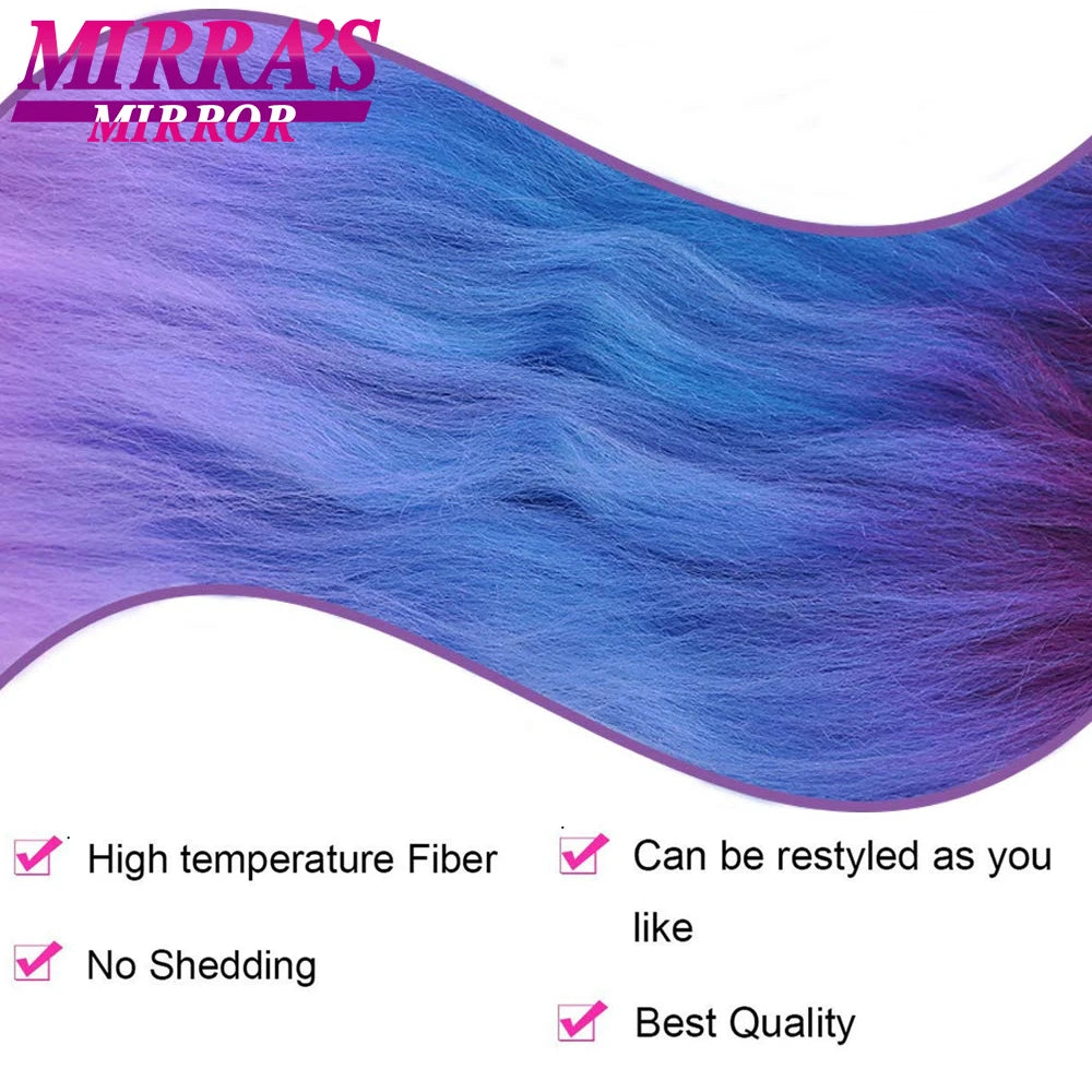 Ombre Jumbo Braiding Hair, Synthetic, 24 Inch, 6-Pack