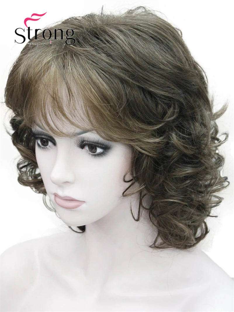 Women's Short Curly Heat Resistant Synthetic Auburn Hair Wigs COLOUR CHOICES