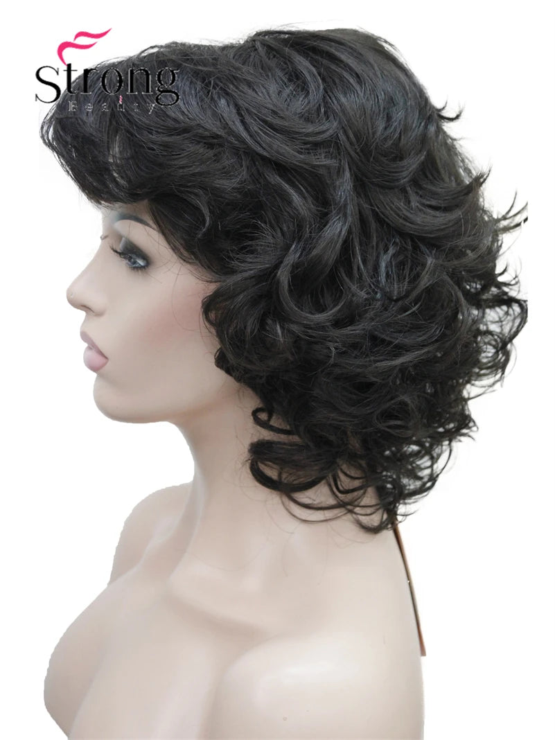 Women's Short Curly Heat Resistant Synthetic Auburn Hair Wigs COLOUR CHOICES