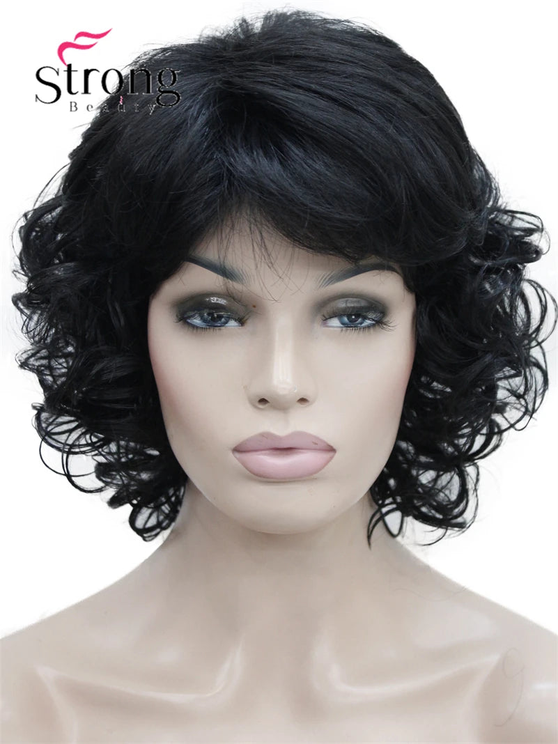 Women's Short Curly Heat Resistant Synthetic Auburn Hair Wigs COLOUR CHOICES