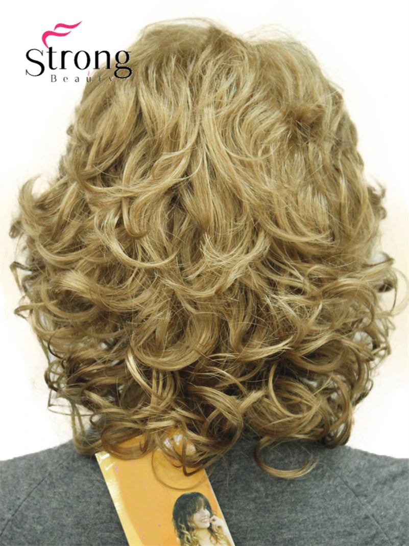Women's Short Curly Heat Resistant Synthetic Auburn Hair Wigs COLOUR CHOICES